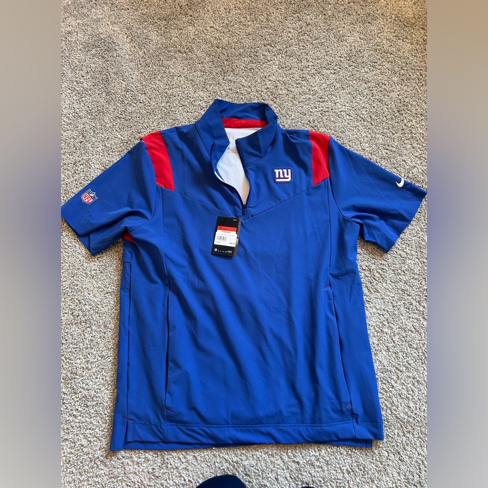Men's New York Giants Short Sleeve Performance Top